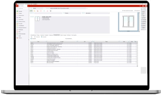 Ficha de Cliente ERP inWork
