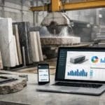 Software de gestão para serração de pedras e granitos